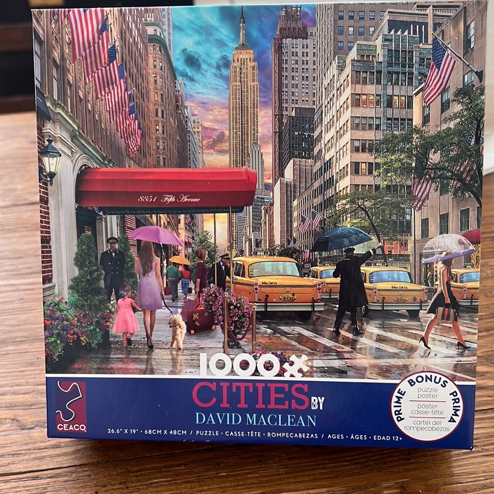1000 Cities by David Maclean Puzzle